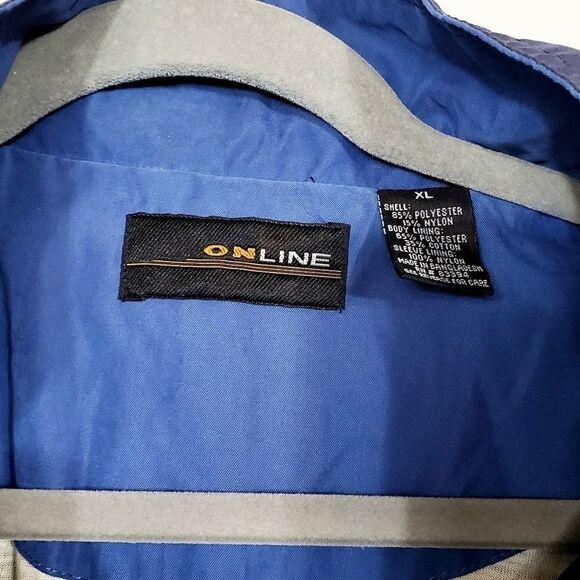 Men's Online Lightweight Navy Jacket XL - Picture 7 of 7